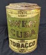 COUNTRY STORE TIN BIN SWEET CUBA TOBACCO