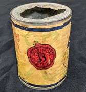 PAPER LABEL TIN CAN PEICAN BRAND COVE OYSTERS BALTIMORE OYSTER CO