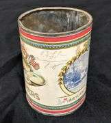 PAPER LABEL TIN CAN MARYLAND COUNTRY CLUB COVE OYSTERS