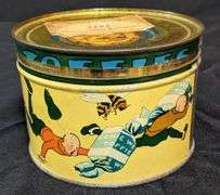 1# CANDY TIN CAN MONARCH TEENIE WEENIE TOFFEES REID MURDOCH CO CHICAGO