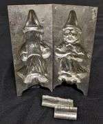 ANTIQUE CHOCLATE MOLD HALLOWEEN WITCH