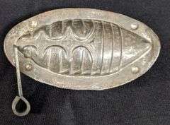 ANTIQUE CHOCOLATE MOLD SCARAB BEETLE