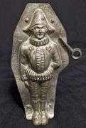ANTIQUE CHOCOLATE MOLD "HUNCHBACK" ADMIRAL NAVY SHIPS CAPTAIN LE TANG FILS
