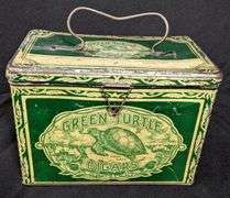 GREEN TURTLE CIGARS TIN 3 FOR 5¢ GORDON CIGAR & CHEROOT CO PATTERSON BROS RICHMOND VA