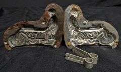 ANTIQUE CHOCOLATE MOLD MANON MOTORCYCLE ANTON REICHE DRESDEN