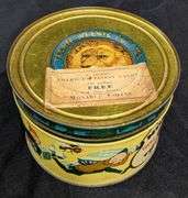 1# CANDY TIN CAN MONARCH TEENIE WEENIE TOFFEES REID MURDOCH CO CHICAGO