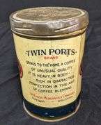 1# TIN CAN TWIN PORTS COFFEE THE EIMON MERCANTILE CO SUPERIOR WISCONSIN