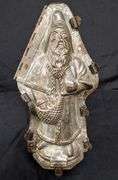 LARGE ANTIQUE CHOCOLATE MOLD SANTA CLAUS SAINT NICK CHRISTMAS