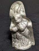ANTIQUE CHOCLATE MOLD BOXER BOXING EASTER BUNNY RABBIT ENSCHEDE