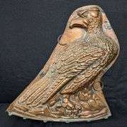 ANTIQUE COPPER CHOCOLATE MOLD EAGLE BIRD