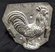 ANTIQUE CHOCOLATE MOLD CHICKEN ROOSTER