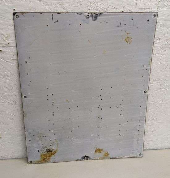 PORCELAIN SIGN ASK FOR GARGOYLE MOBILOIL AUTHORIZED SERVICE