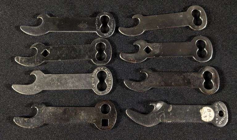 8 DIFFERENT DICKS BREWING BEER BOTTLE OPENERS QUINCY ILLINOIS
