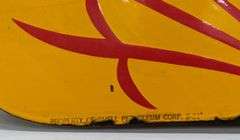 PORCELAIN SIGN SHELL GASOLINE (2 SIDED) (DATED 1931)