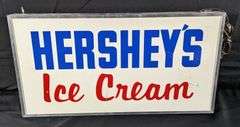 HERSHEY'S ICE CREAM LIGHTED SIGN