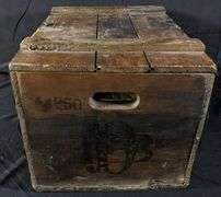 PRE PRO WOOD BEER CRATE CASE DICK BROS BOTTLED BEER QUINCY ILLINOIS
