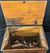 PRE PRO WOOD BEER CRATE CASE DICK BROS BOTTLED BEER QUINCY ILLINOIS