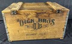 PRE PRO BEER CRATE CASE DICK BRO'S QUINCY ILLINOIS