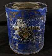 REIDINGER & OERTLE FINE CANDIES TIN QUINCY ILLINOIS