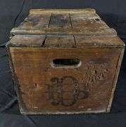 PRE PRO WOOD BEER CRATE CASE DICK BROS BOTTLED BEER QUINCY ILLINOIS