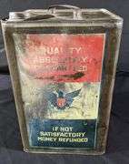 5 GAL OIL CAN USA MOTOR OIL RICHARDSON LUBRICATION CO QUINCY ILLINOIS