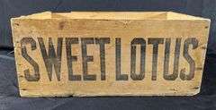 PAPER LABEL WOOD CRATE SWEET LOTUS TOBACCO QUINCY ILLINOIS
