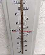 PORCELAIN THERMOMETER PRESTONE ANTI-FREEZEWITH EXCLUSIVE MAGNETIC FILM --- PREVENTS RUST