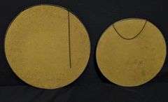 2 ANTIQUE VICTORIAN CHIMENY FLUE COVERS YOUNG WOMEN