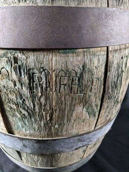 RUFF BREWING QUINCY ILLINOIS WOOD BEER KEG