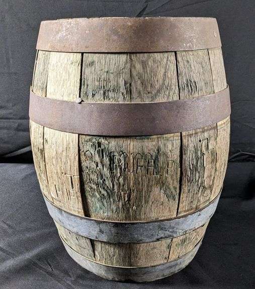 RUFF BREWING QUINCY ILLINOIS WOOD BEER KEG