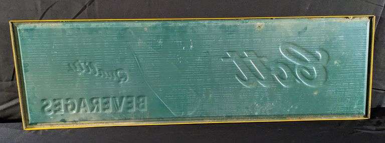 EMBOSSED TIN SIGN IT'S COTT TO BE GOOD QUALITY BEVERAGES