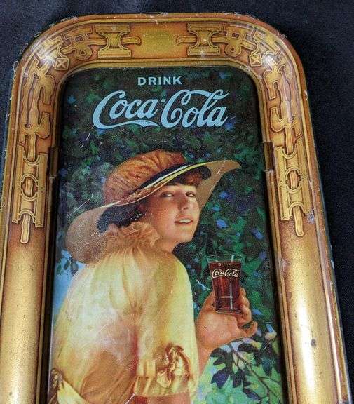 1916 "ELAINE" COCA COLA COKE SERVING TRAY
