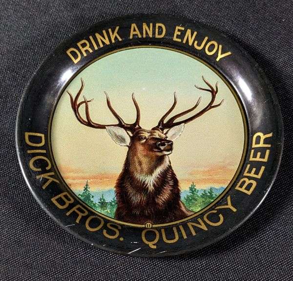 PRE PRO TIP TRAY DRINK & ENJOY DICK BRO'S BEER QUINCY ILLINOIS