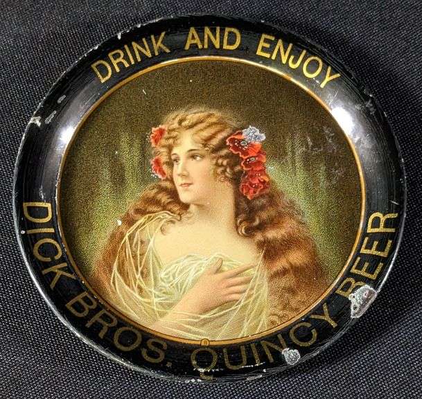 PRE PRO TIP TRAY DRINK & ENJOY DICK BRO'S BEER QUINCY ILLINOIS