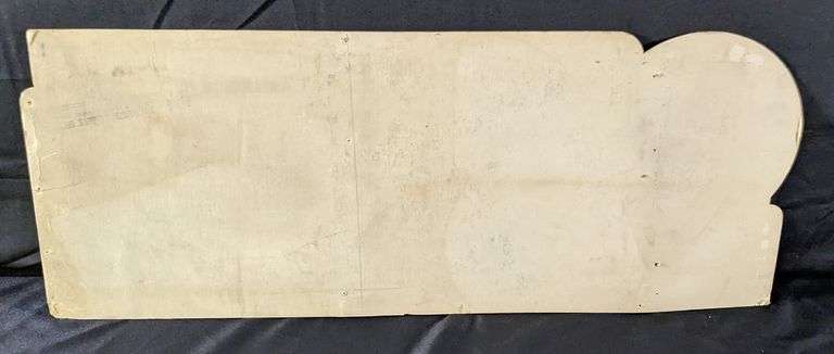 CARDSTOCK SIGN DICK'S GENUINE PILSENER BEER SINCE 1957 QUINCY ILLINOIS