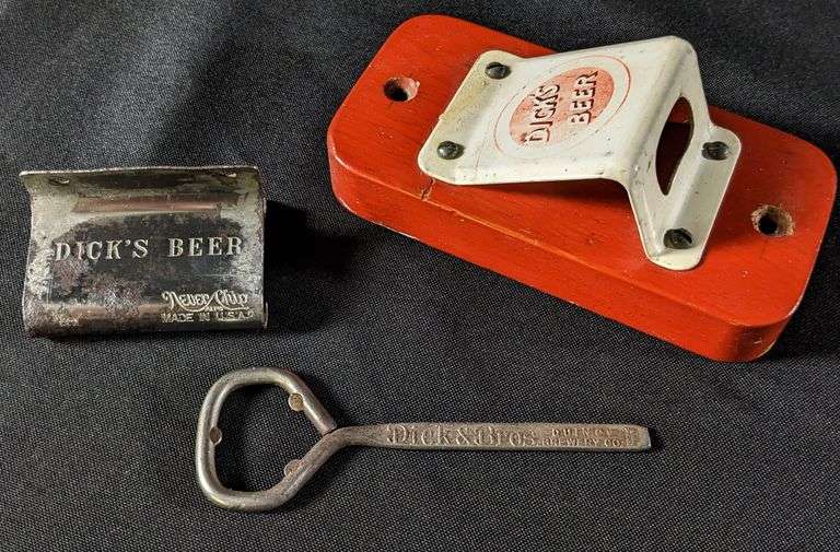PRE & POST PRO DICKS BEER QUINCY ILLINOIS BOTTLE OPENERS
