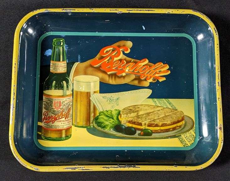 BERGHOFF BEER TRAY FORT WAYNE INDIANA
