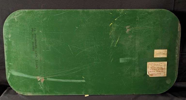 NOS MASONITE SIGN MOOR MANS FEED FOR GOOD RESULTS (QUINCY ILLINOIS)