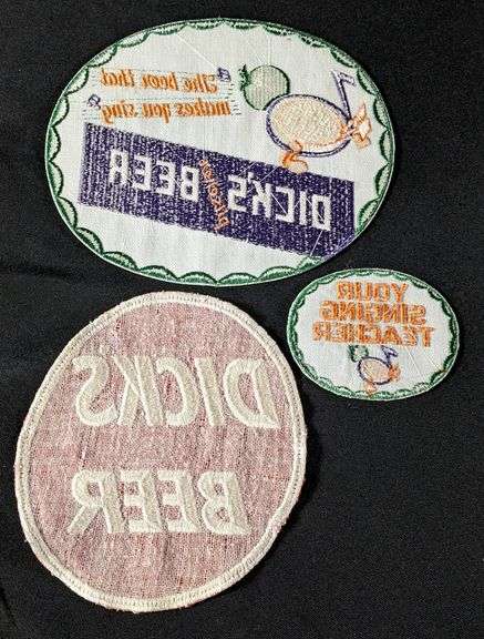 DICK'S BEER QUINCY ILLINOIS PATCHES