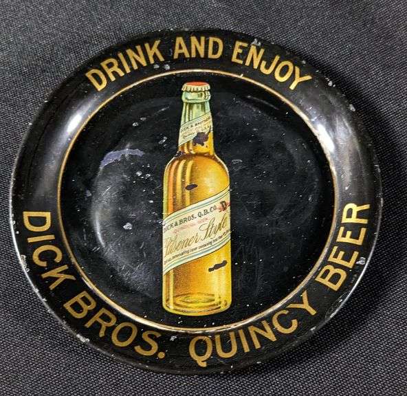 PRE PRO TIP TRAY DRINK & ENJOY DICK BROS BEER QUINCY ILLINOIS