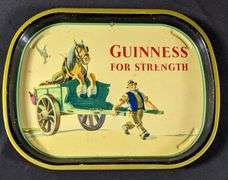 GUINNESS FOR STRENGTH BEER TRAY