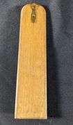 EARLY BRASS & WOOD THERMOMETER QUINCY IL & WATERLOO IA EGG CASES