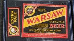 POPEL-GILLER WARSAW BREWING ILLINOIS BEER BOTTLE LABELS EXTRA PALE BILLIKEN CLUB OLD TAVERN BURGEMEI