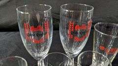 10 BEER & SODA GLASSES RUFFS RUFF-RIEDEL OLTIMER GRIESEDIECK OLD TAVERN