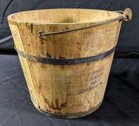 DEAD SHOT FINE CUT TOBACCO WELLMAN & DWIRE TOBACCO CO QUINCY ILLINOIS WOOD PAIL