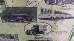 EARLY 1930'S DODGE TRUCK DEALERSHIP POSTER SIGN
