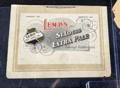 BEER BOTTLE LABELS LEMP SCHLITZ PEORIA OLD TAVERN OLD UNION ST LOUIS OLDE-ENGLISH REISCH HYDE PARK