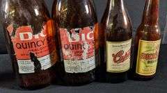 4 PAPER LABEL DICK'S BEER BOTTLES QUINCY ILLINOIS LINCOLN NEBRASKA