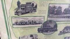 EARLY 1930'S DODGE TRUCK DEALERSHIP POSTER SIGN