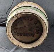 DICK & BROS' QUINCY BREWING CO QUINCY ILLINOIS WOOD BEER KEG